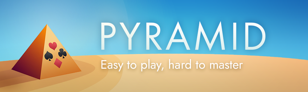 Pyramid Solitaire. Easy tonplay, hard to master